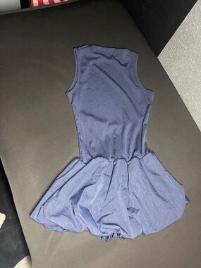 SHEIN Navy Blue Backless Sleeveless Dress